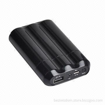 Mobile Phone Charging Station with 7,800mAh Capacity and 5V DC, 1,000mA Output/Input Voltage